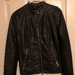 Express Black Leather Jacket